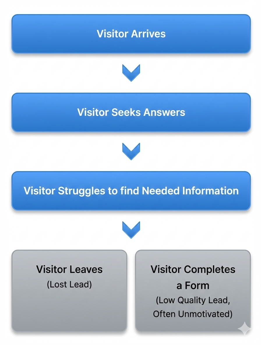 Visitor journey diagram
